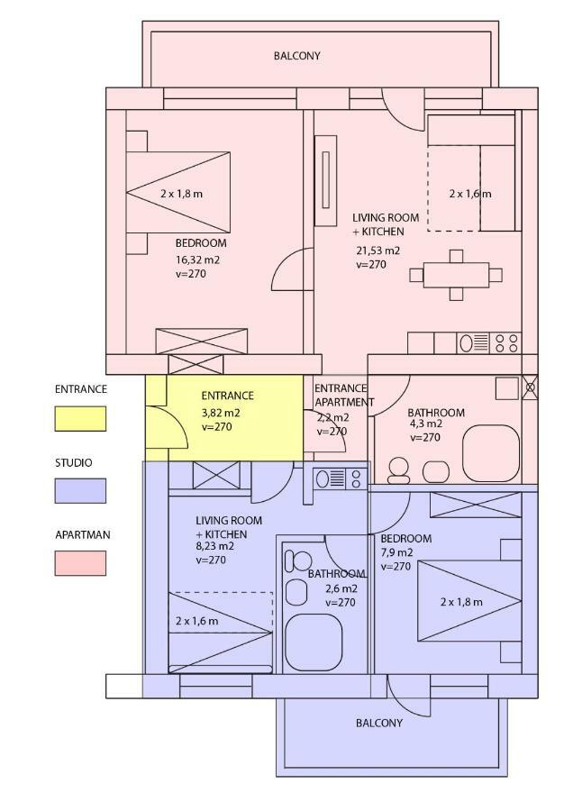 Swan Apartment Загреб Екстериор снимка